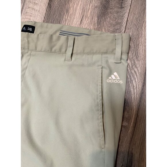 Adidas Men’s W36 L30 Khaki Tan Golf Pants Stretch Moisture Wicking - Picture 2 of 6